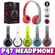 P47 Wireless Bluetooth Headphones P47 Fon Kepala Bluetooth Tanpa Wayar Bluetooth earphone headset