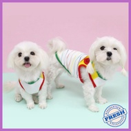 [DOGDOG] Dogs Clothes / Rainbow & Apple / Pet, Dog Dress, Dog Shirt, Dog Shirts, Dog Clothes, Dogs D