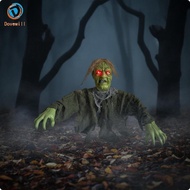 [Jzvphq] Decorative Green-faced Zombie Outdoor Scene Prop Halloween Outdoor Deco for Haunted House G
