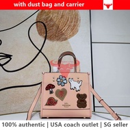 Coach Handbag with Free Dust and Paper Bag Tote Bag #CC41