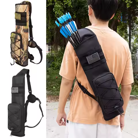 Archery Quiver Holder Bag Bottom Thickening Bow Storage Bag Adjustable Strap for Outdoor Archery Hun