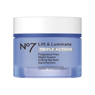 No7LiftandLuminateTripleActionFragrance-FreeNight–Anti-WrinkleCollagenPeptideBrighteningMoisturizerw