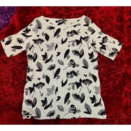 Marks And Spencer Ash Shirt Monochrome Florals