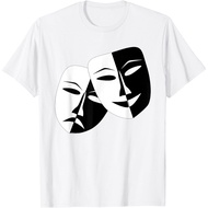 Men's cotton T-shirt Drama Masks/Faces T-Shirt T-Shirt Fast Shipping 4XL , 5XL , 6XL