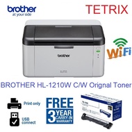 Brother HL-1210W Monochrome Wifi USB Laser Printer C/W Original Toner HL1210W