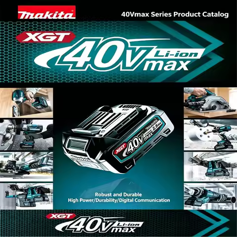 100%Makita 40V 4.0Ah Battery BL4050F for Makita Power Tools HS004G TD001G TW001G HR001G DF001G GA003