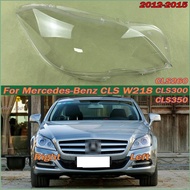 For Mercedes-Benz CLS W218 CLS260 CLS300 CLS350 2012-2015 Headlamp Cover Lens Transparent Lampshade 
