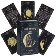 10.3 * 6cm Meaning Cards English Board Game Card Game Tarot Meaning Cards Tarot Meaning Cards Double