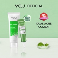 YOU Acne Treatment Bundle | AcnePlus Spot Care, Anti Acne Facial Wash, Radiance Up Serum, Serum Acne