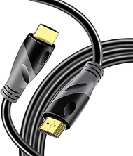 HDMI Cable 4K 20FT High Speed Hdmi Cables Gold Plated Connectors 4K 60Hz 2K FullHD 1080P 3D HDMI 2.0 18Gbps 26AWG Ethernet/HDR/ARC/HDCP 2.2 Compatible with Laptop Monitor PS5 PS4 Xbox Switch Fire TV