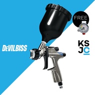 Devilbiss DV1 Basecoat HVLP Spray Gun  (with DV1-B Plus(HVLP)Air Cap) - Free Air Adjusting Valve wit