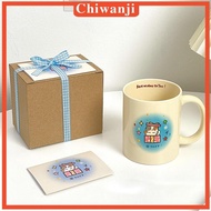 [Chiwanji] Ceramic Coffee Mug Industrial Juice Ceramic Cool Mug for Office Home Father