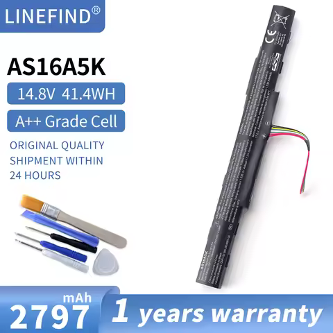 AS16A5K AS16A8K Battery for Acer Aspire E15 E5-575 N16Q2 E5-576G E5-575G E5-475 F5-573 E5-575-52JF E