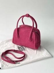 韓國小眾Margesher wood 保齡球包  顏色:玫红 橘色 棕色