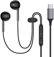 Type C Earbuds Wired Headphones for iPhone 16e 17/16 Pro Max/16 Pro/16 Plus/16/15,USB C Earphones No