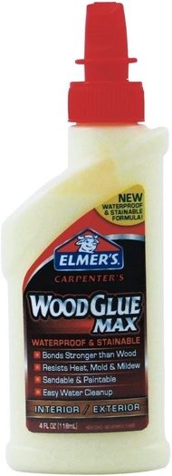 Elmers Carpenter Wood Glue Max 4oz (E7290) / 8oz (E7300)