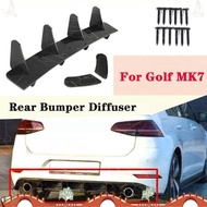 Car Rear Bumper Lip Diffuser Spoiler Splitter for Golf 7 qeufjhpoo