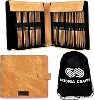 Lykke Umber 6 in. Large Set US Sizes 6, 7, 8, 9, 10, 10.5, 11, 13 DPN Double Point Knitting Needles 