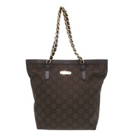 Gucci 196750 尼龍帆布ブラウン手提包 0608 [二手] 成色極佳 GUCCI
