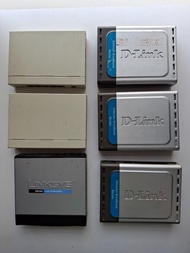 D-Link 及 Linksys 路由器/交換器 (6 nos.)