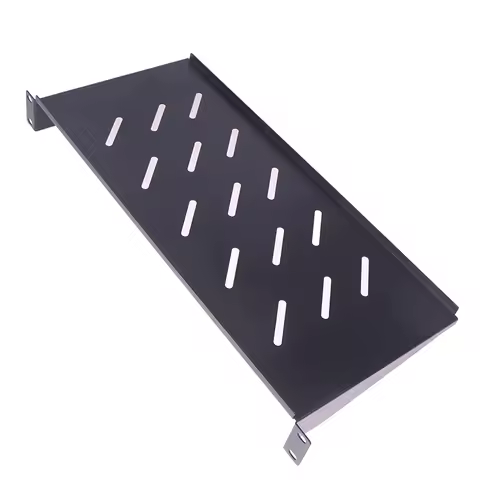 1U Server Rack Mount Shelf Vented Cantilever Tray For 19Inch Network Equipment Rack & Cabinet, Fine 