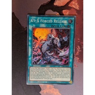 JUSH Super Rare [Yugioh Watermelon] Yugioh K9-X Forced Release SPELL Card