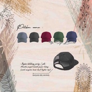 Topi Trucker VAN HALEN BAND keren pria wanita topi jaring distro polos polosan bisa custom TSB
