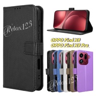 OPPO Find X9 X9Pro 5G 2025 Luxury Diamond Plaid Leather Casing For OPPO Find X9 X9Pro X9Ultra X9+ Fi