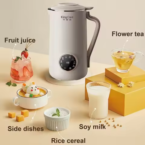 1.2L Soy Milk Machine 304 Stainless Steel Wall Breaking Machine Juice Machine 12h Reservation Breakf