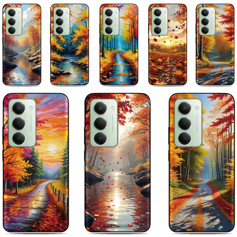 Autumn Trees Cover For Sharp Aquos R10 R9 R8 R8s Pro R2 R3 Air Zero6 Wish 5 4 Sense 10 9 8 6 6s 3 Li