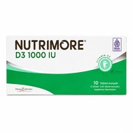 Nutrimore Enaplex D3 1000 IU Box 10's tablet - Vitamin D3 1000 IU