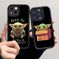 H-17 Cute Baby Yoda Casing for Xiaomi Redmi Note 8 10C 11 9C 14C 13C 7 Pro