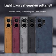 Luxury Sheepskin Leather Case Compatible For Vivo S30 Pro Mini Soft Shockproof Back Cover For Vivo S