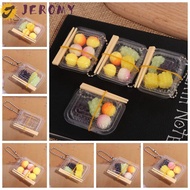 JEROMY Simulation Fast Food Box Keychain, Simulation Mini Mini Fast Food Box Keychain, Trinket Plast