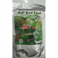 อาหารปลาRof Exo Feed สีเขียว ชนิดจมเม็ดจิ๋วสำหรับปลาเล็ก 700g.