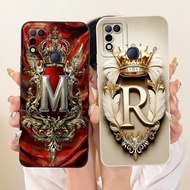 For Itel A49 Play / Itel A58 Lite / A631L Royal Crown Initial Letter Phone Casing Itel A49Play A58Li