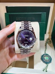 全新勞力士蠔式36mm紫