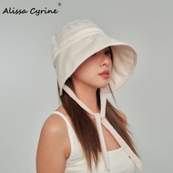 Alissa CyrineFisherman Hat Female Outdoor Camping Sun Protection Uv Protection Sun Hat Casual Sun Protection Hat Female