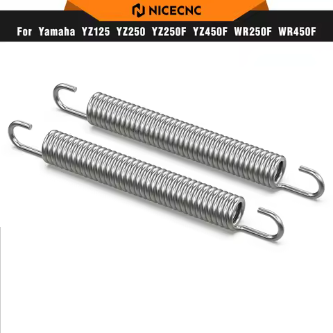 NICECNC For Yamaha YZ250 1994-2023 Exhaust Muffler Tension Spring For Yamaha YZ85 2002-2018 YZ125 19