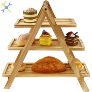 Cupcake Stand 3 Tiers Cupcake Display Stand Wood Ladder Dessert Stand Dessert Table Display for Cupc