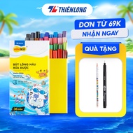 Bút lông màu Fiber Pen 36 màu Thiên Long Colokit rửa được tiêu chuẩn Châu Âu an toàn sử dụng tô màu