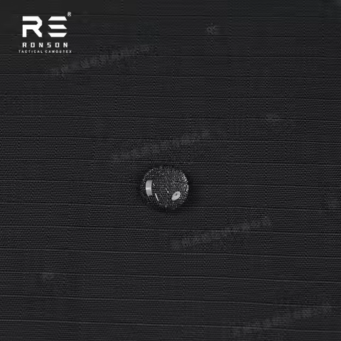 Black TC6535 Waterproof Rip-stop Cotton Fabric 65% Polyester 35% Cotton Eco-Friendly Tactical Unifor