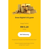 0.01gram Digital Gold 99.99% by KAP Gold