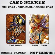 [ DIGIMON ] Touch n Go Card Sticker Cover TNG / MASTER / VISA / CREDIT/ DEBIT CARD