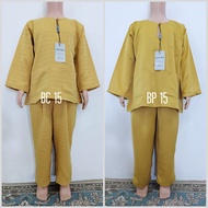 Baju Melayu Budak Kuning Mustard 1-12y. Colour Yellow Mustard. New