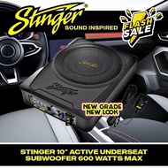Stinger ST-C1001 10"Inch Car Underseat Active Subwoofer Built In Amplifier