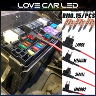 Car Motor Fuse Blade Style Fuse Adapter Cable Add-A-Circuit Fuse Holder