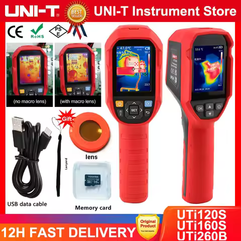 UNI-T UTi120S UTi160S UTi260B Infrared Thermal Imager PCB Circuit Industrial Testing Floor Heating T