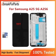 6.5" TFT For Samsung A25 5G A256 LCD Display Touch Screen Digitizer For Samsung A25 A256B A256E A256