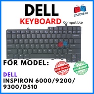 Dell INSPIRON 6000 9200 9300 D510 Laptop Keyboard (DL5)